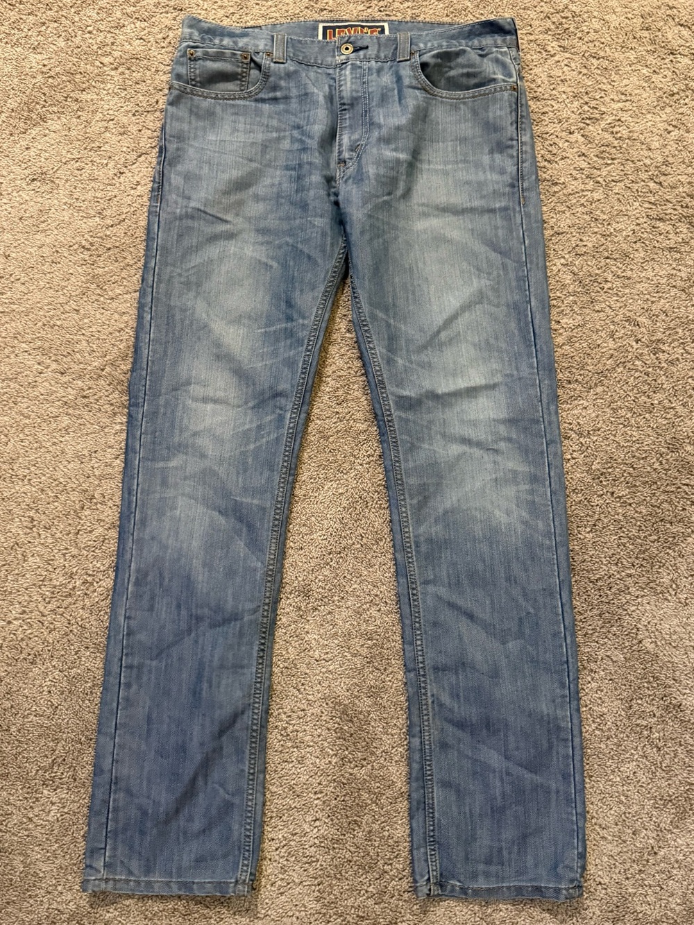 Levi's Men's Faded Blue Skinny 511 Jeans 36x34